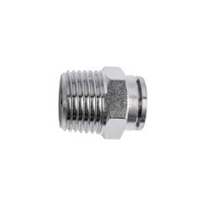 Metal Pu Fitting Straight 12mm X 1/2' M
